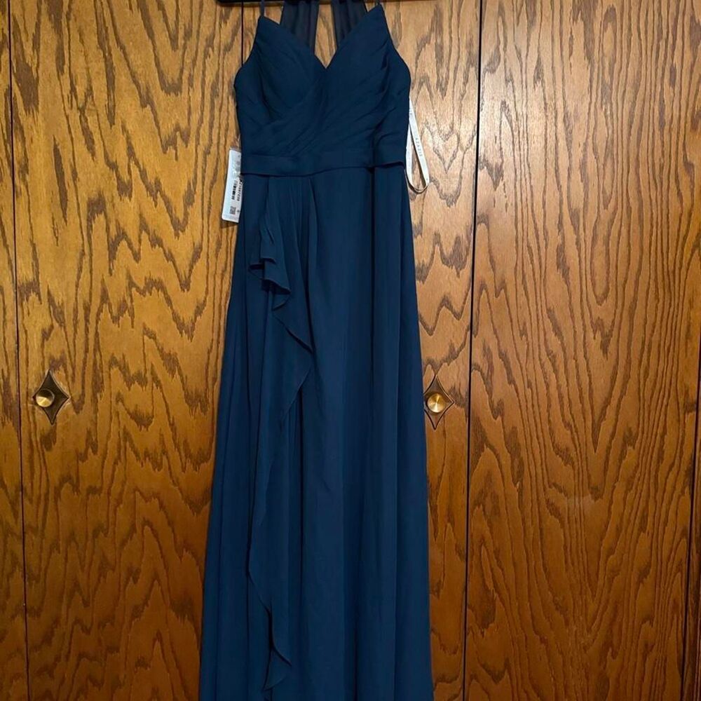 Azazie Women's Navy and Blue Dress